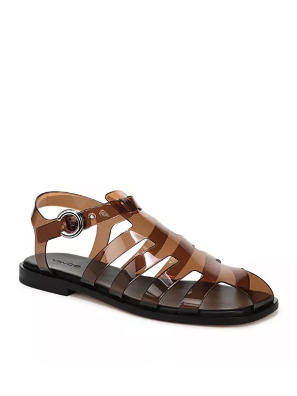 Vince Brown Jelly Fisherman Sandals Size 9 NWT